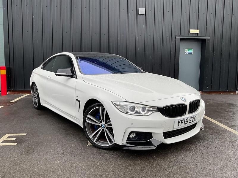 White Used 2015 BMW 420 M Sport Coupe | £10,899 (Fair price) - Image 1/4