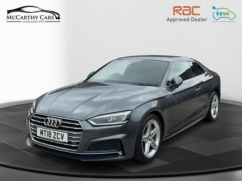 Grey Used 2018 Audi A5 S-Line Coupe | £15,995 (Fair price) - Image 1/2