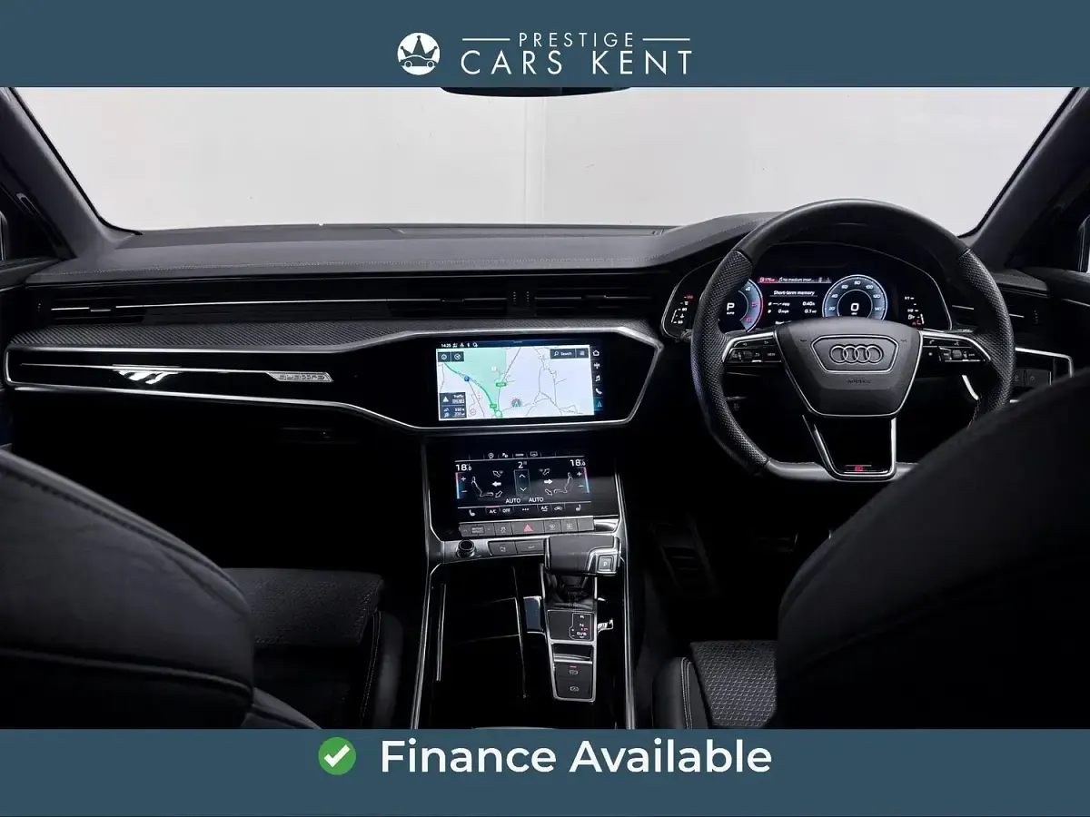 Used Audi A6 Black Edition 204 HP (150 kW) 2023 Blue Estate
