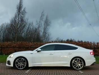 Used Audi A5 S-Line 163 HP (119 kW) 2022 White Hatchback