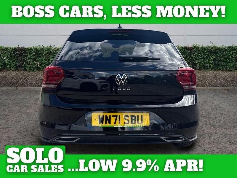 Used VW Polo R-line 110 HP (80 kW) 2021 Black Hatchback