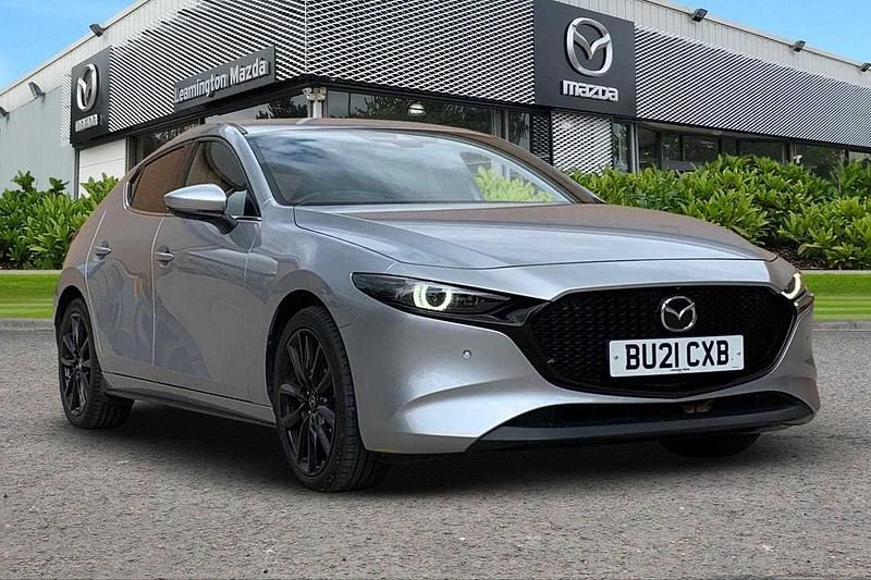 Silver Used 2021 Mazda 3 Inclusive Hatchback | £16,980 (Fair price) - Image 1/3