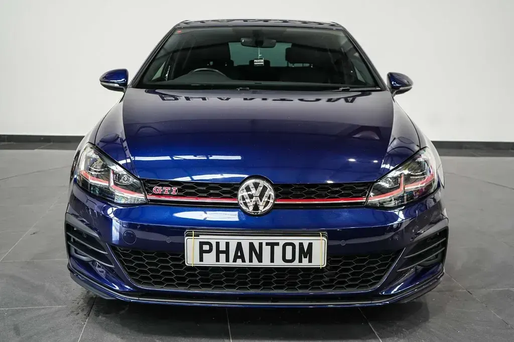 Used VW Golf VII GTI 245 HP (180 kW) 2018 Blue Hatchback