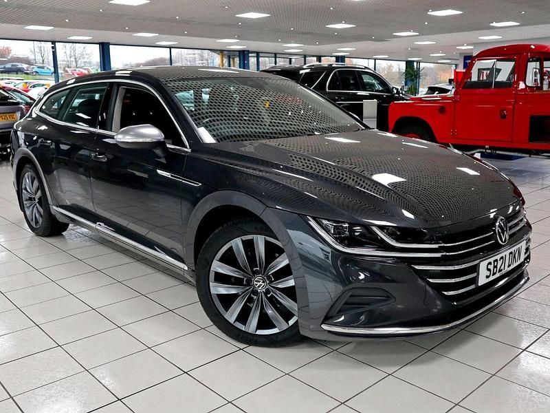 Manganese grey Used 2021 VW Arteon Elegance Estate | £21,989 (Fair price) - Image 1/4