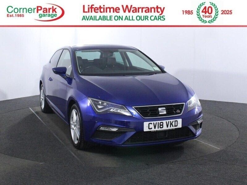 Blue Used 2018 Seat Leon FR Coupe | £10,249 (Fair price) - Image 1/4