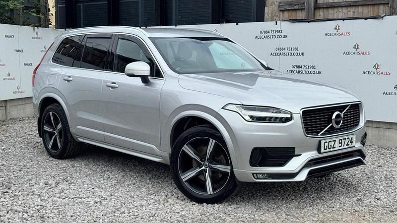 Silver Used 2017 Volvo XC90 R-Design Pro SUV | £23,695 (Fair price) - Image 1/4