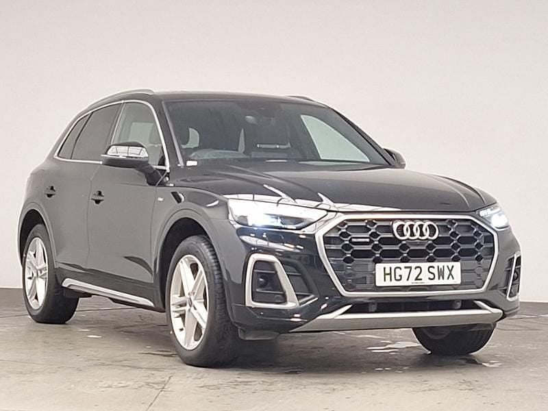 Black Used 2022 Audi Q5 S-Line SUV | £32,998 (Fair price) - Image 1/4