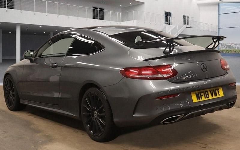 Used Mercedes C250 AMG Line Premium Plus 204 HP (150 kW) 2018 Grey Coupe