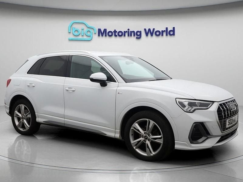 White Used 2021 Audi Q3 S-Line SUV | £20,500 (Good price) - Image 1/4