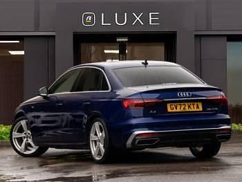 Used Audi A4 S-Line 150 HP (110 kW) 2023 Blue Sedan