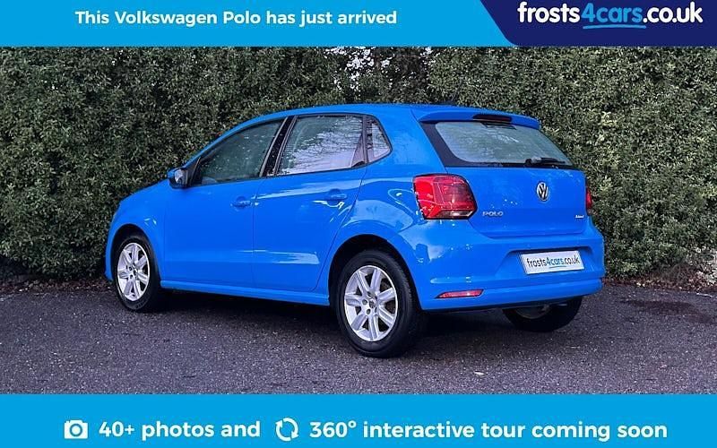 Used VW Polo SE 60 HP (44 kW) 2014 Blue Hatchback