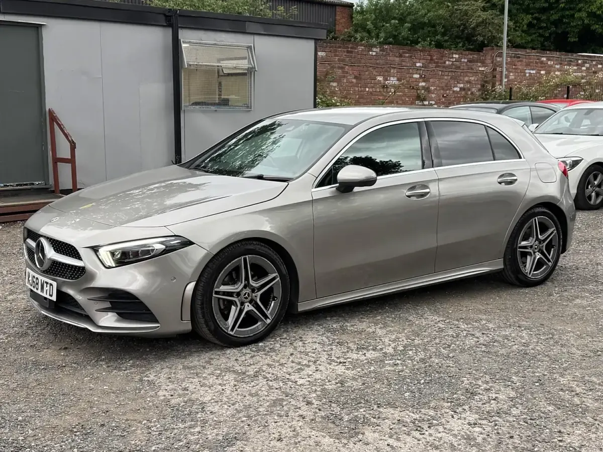 Used Mercedes A180 AMG line 136 HP (100 kW) 2026 Silver Hatchback