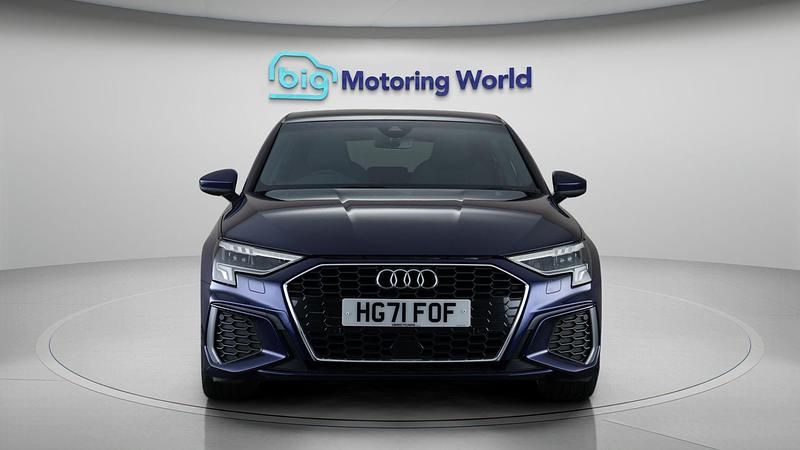 Used Audi A3 S-Line 148 HP (108 kW) 2021 Blue Sedan