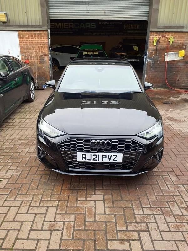 Used Audi A3 Sportback Sport 110 HP (80 kW) 2021 Black Hatchback
