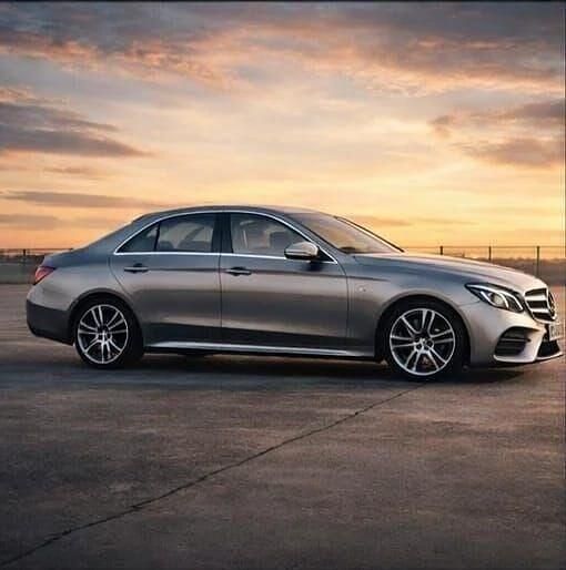 Used Mercedes E220 AMG line 194 HP (142 kW) 2016 Silver Sedan