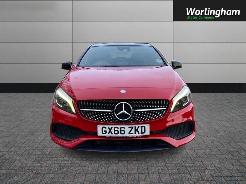 Used Mercedes A220 AMG Line Premium Plus 2016 Red Hatchback
