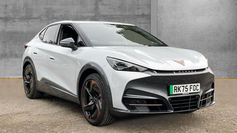 Metallic white silver Used 2025 Cupra Tavascan SUV | £40,490 (Expensive) - Image 1/4