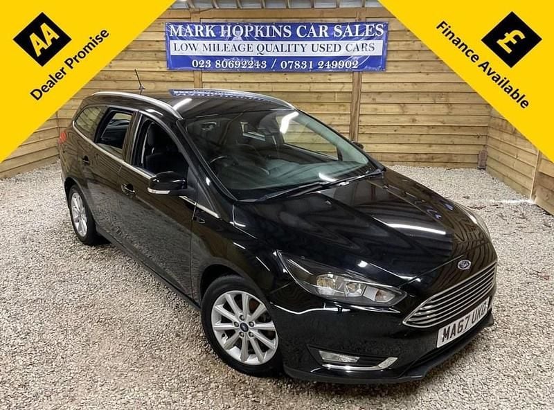 Black Used 2017 Ford Focus Titanium Estate | £7,995 (A bit pricey) - Image 1/3