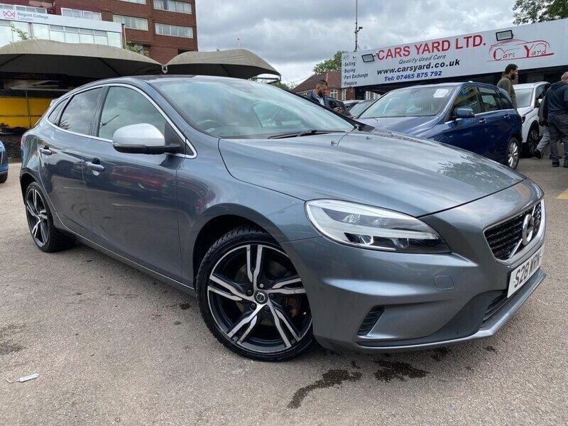 Grey Used 2018 Volvo V40 R-Design Pro Estate | £9,499 (Fair price) - Image 1/4