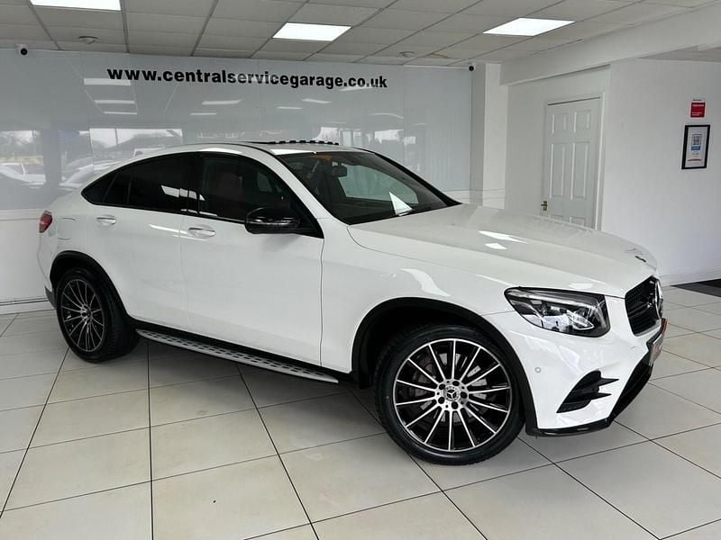 Used Mercedes GLC250 AMG Line Premium 2018 White Coupe
