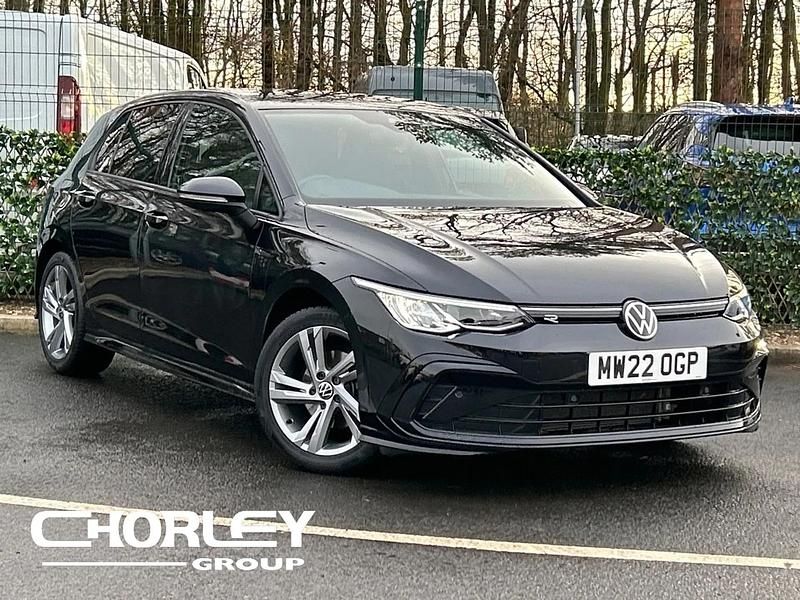 Black Used 2022 VW Golf VIII R-line Hatchback | £21,543 (Fair price) - Image 1/4