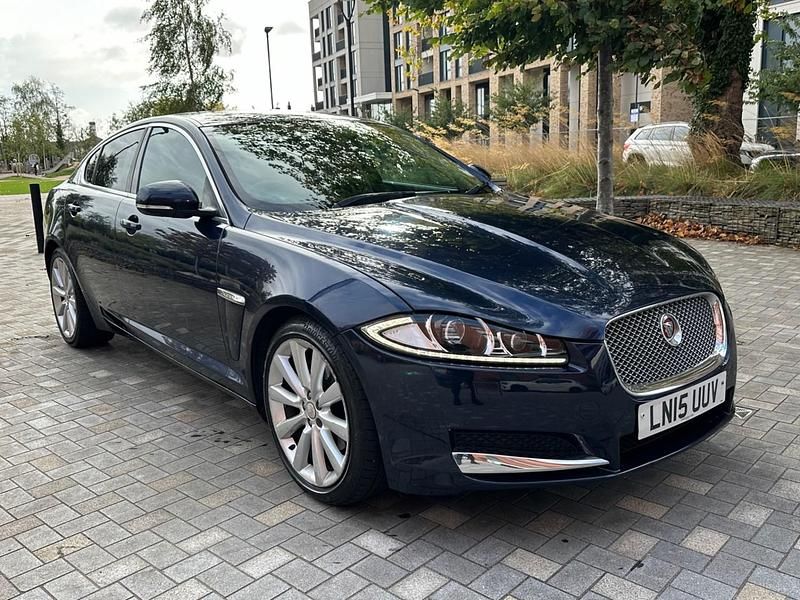 Blue Used 2015 Jaguar XF Portfolio Sedan | £5,000 (Super price) - Image 1/4