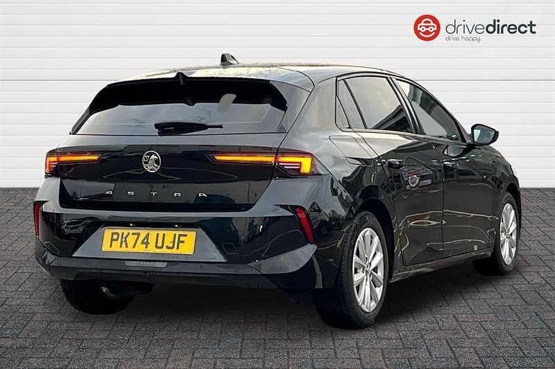 Used Vauxhall Astra Design Edition 110 HP (80 kW) 2024 Black Hatchback