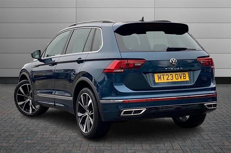 Used VW Tiguan R-line 150 HP (110 kW) 2023 Nightshade blue SUV