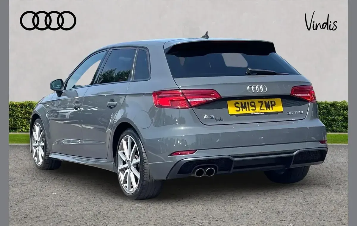 Used Audi A3 Black Edition 147 HP (108 kW) 2019 Grey Sedan