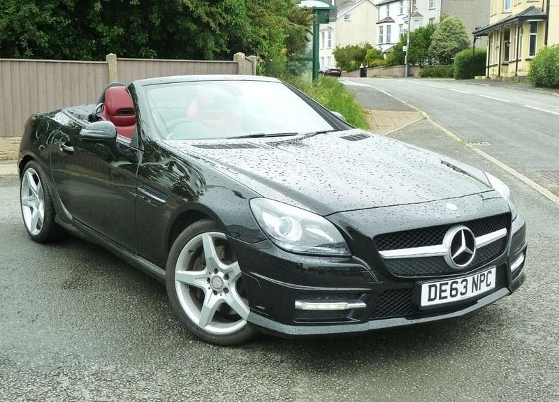 Obsidian black metallic Used 2013 Mercedes SLK200 AMG Cabriolet | £8,987 (A bit pricey) - Image 1/4