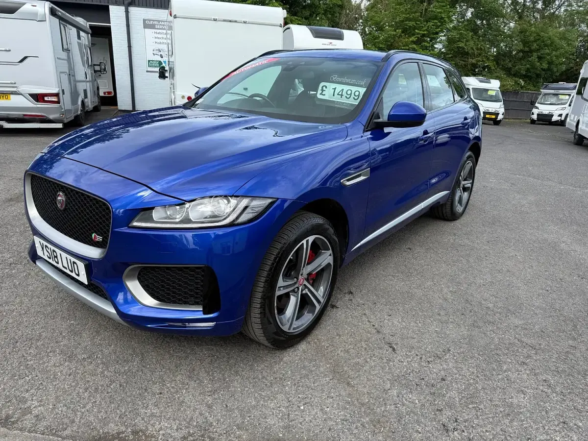 Used Jaguar F-Pace Supercharged 2018 Blue SUV