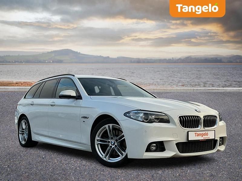 White Used 2015 BMW 520 M Sport Estate | £9,500 (Fair price) - Image 1/4
