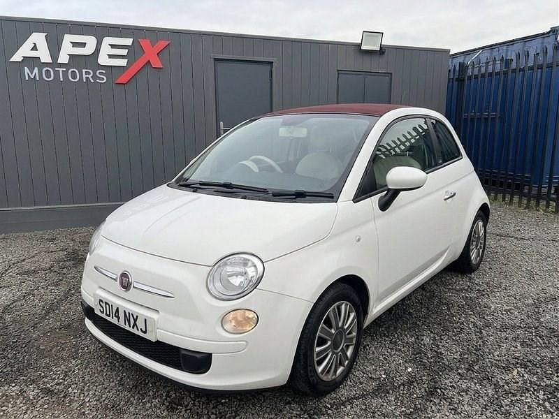 Used Fiat 500C Pop 69 HP (50 kW) 2014 White Cabriolet