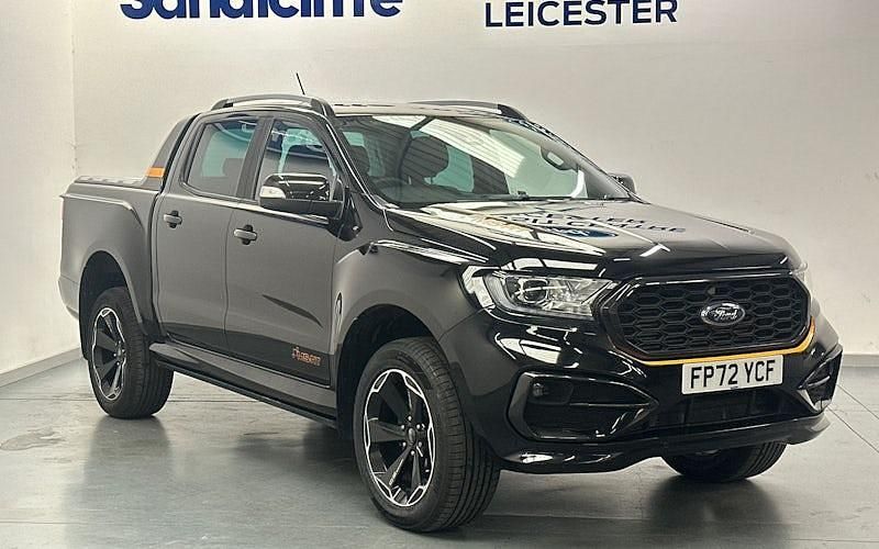Mica shadow black Used 2022 Ford Ranger Wildtrack Pickup | £23,900 (Fair price) - Image 1/4