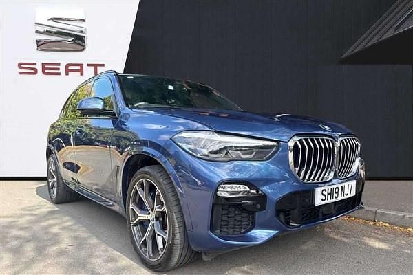 Blue Used 2019 BMW X5 M Sport SUV | £32,480 (Super price) - Image 1/4