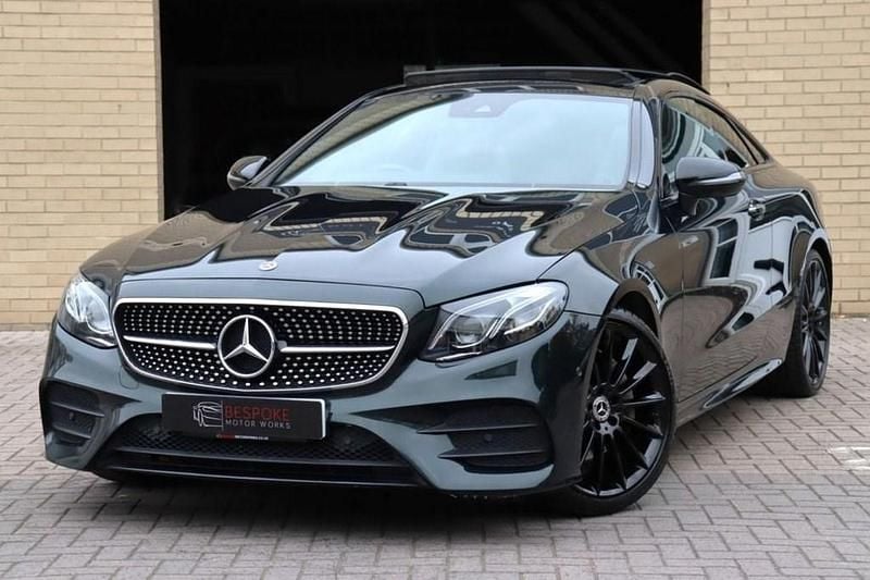 Green Used 2017 Mercedes E220 AMG Line Premium Plus Coupe | £18,995 (Expensive) - Image 1/4