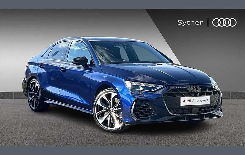 Blue Used 2025 Audi S3 Black Edition Sedan | £43,500 - Image 1/4
