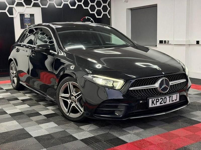 Black Used 2020 Mercedes A180 AMG line Hatchback | £13,495 (Fair price) - Image 1/4