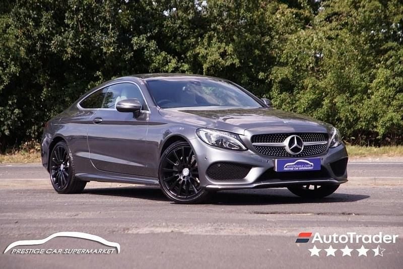 Grey Used 2016 Mercedes C200 AMG line Coupe | £11,199 (Expensive) - Image 1/4