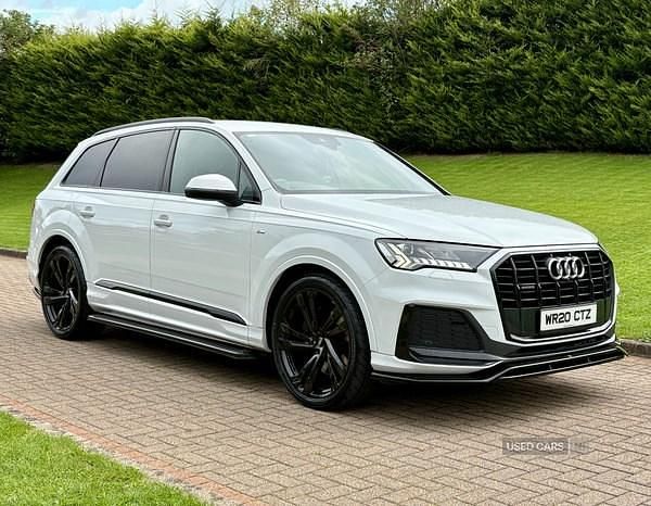Used Audi Q7 S-Line 286 HP (210 kW) 2020 White SUV