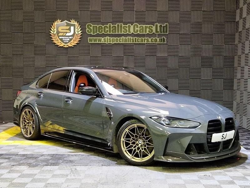 Grey Used 2022 BMW M3 Competition Edition Sedan | £56,995 (Fair price) - Image 1/4