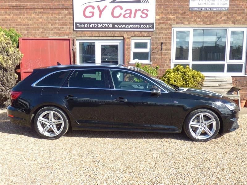 Used Audi A4 S-Line 190 HP (139 kW) 2017 Black Estate