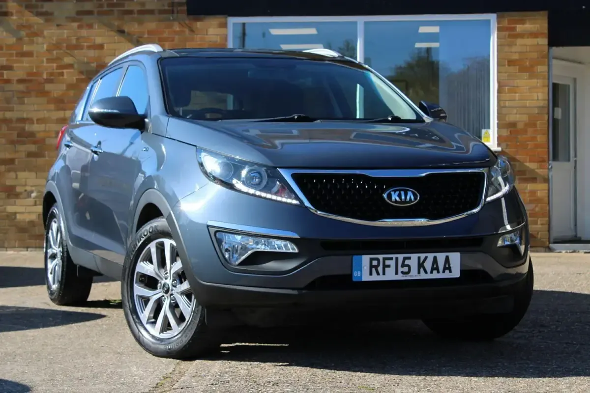 Usado Kia Sportage 2015 Azul SUV