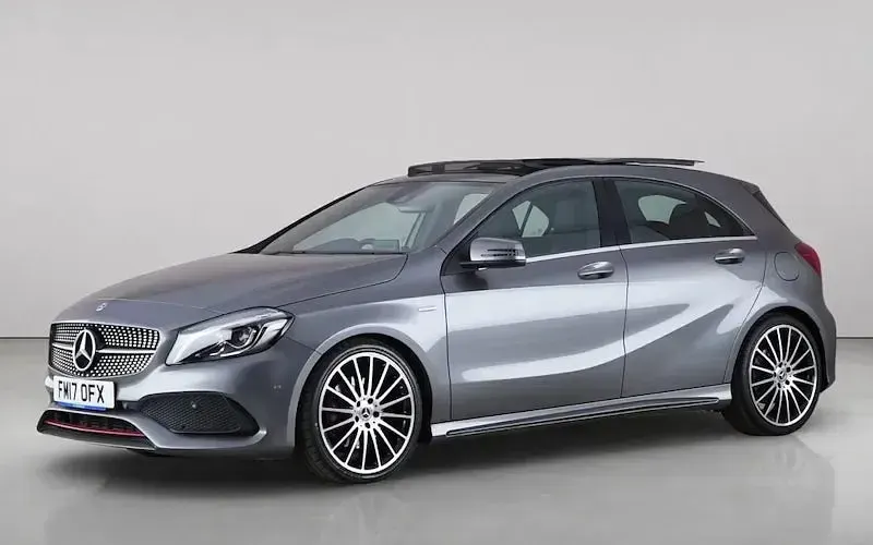 Used Mercedes A250 Premium 218 HP (160 kW) 2017 Grey Hatchback