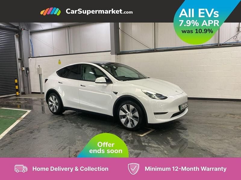 White Used 2022 Tesla Model Y Long Range SUV | £25,897 (Good price) - Image 1/4