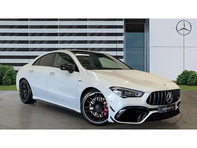 White Used 2023 Mercedes CLA45 AMG Coupe | £47,085 (Fair price) - Image 1/4