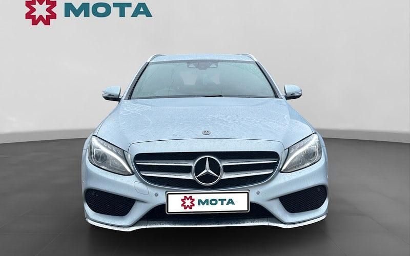 Used Mercedes C220 AMG line 170 HP (125 kW) 2018 Silver Estate