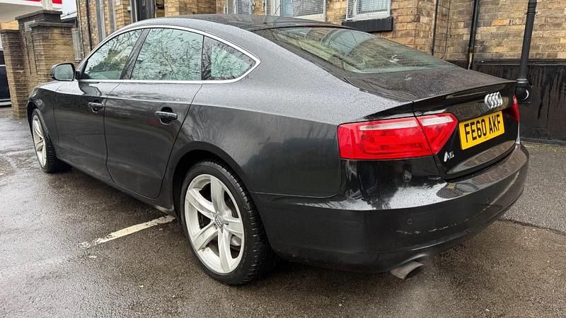 Used Audi A5 211 HP (155 kW) 2010 Black Hatchback