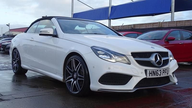 Used Mercedes E220 AMG 170 HP (125 kW) 2013 White Cabriolet