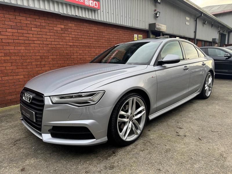 Used Audi A6 Black Edition 2015 Silver Sedan